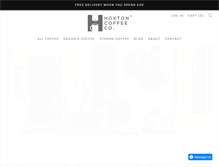 Tablet Screenshot of hoxtoncoffee.com